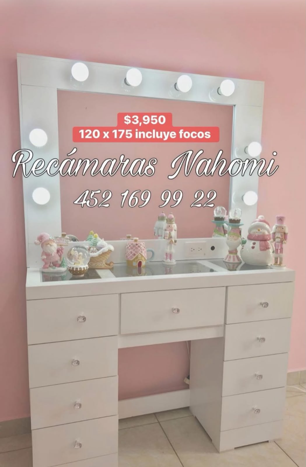 Vanity Blanco Hollywood 120 x 175
