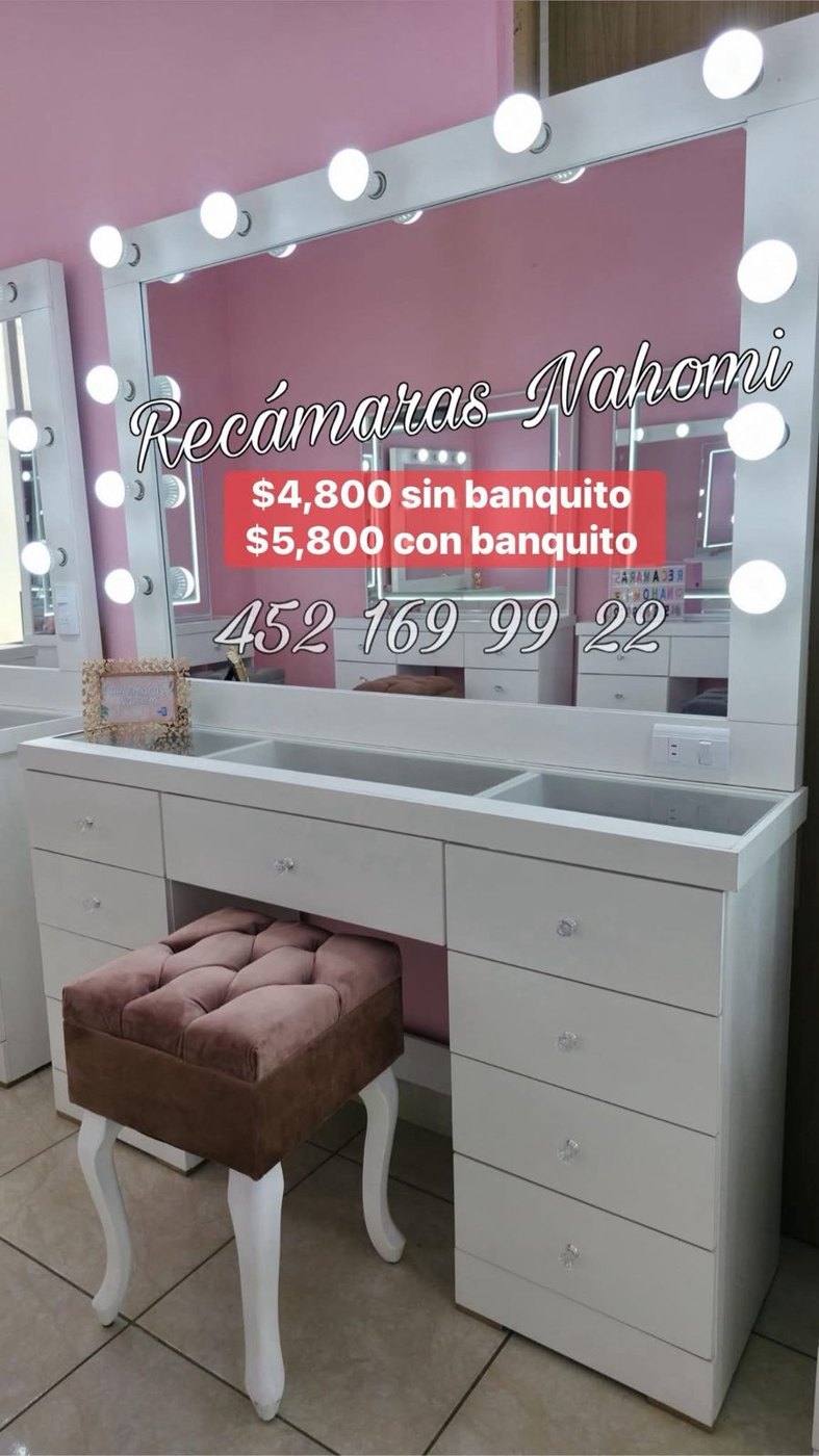 Tocador Blanco Hollywood XL