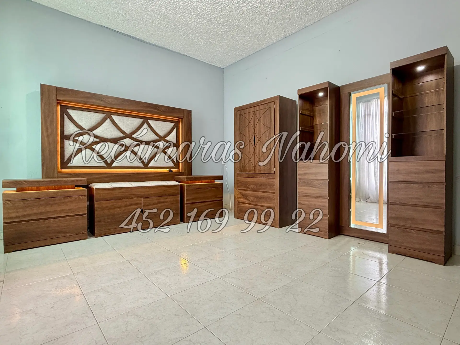 Recámara Modelo Jade King Size con Caja Fuerte
